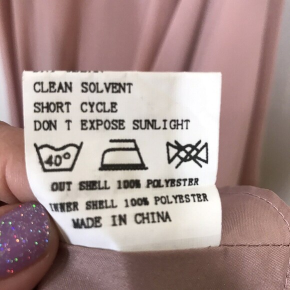 REVELRY Chiffon Pleated Sleeveless V-neck Cross Strappy Back Gown Dress Size 14 - Picture 11 of 12